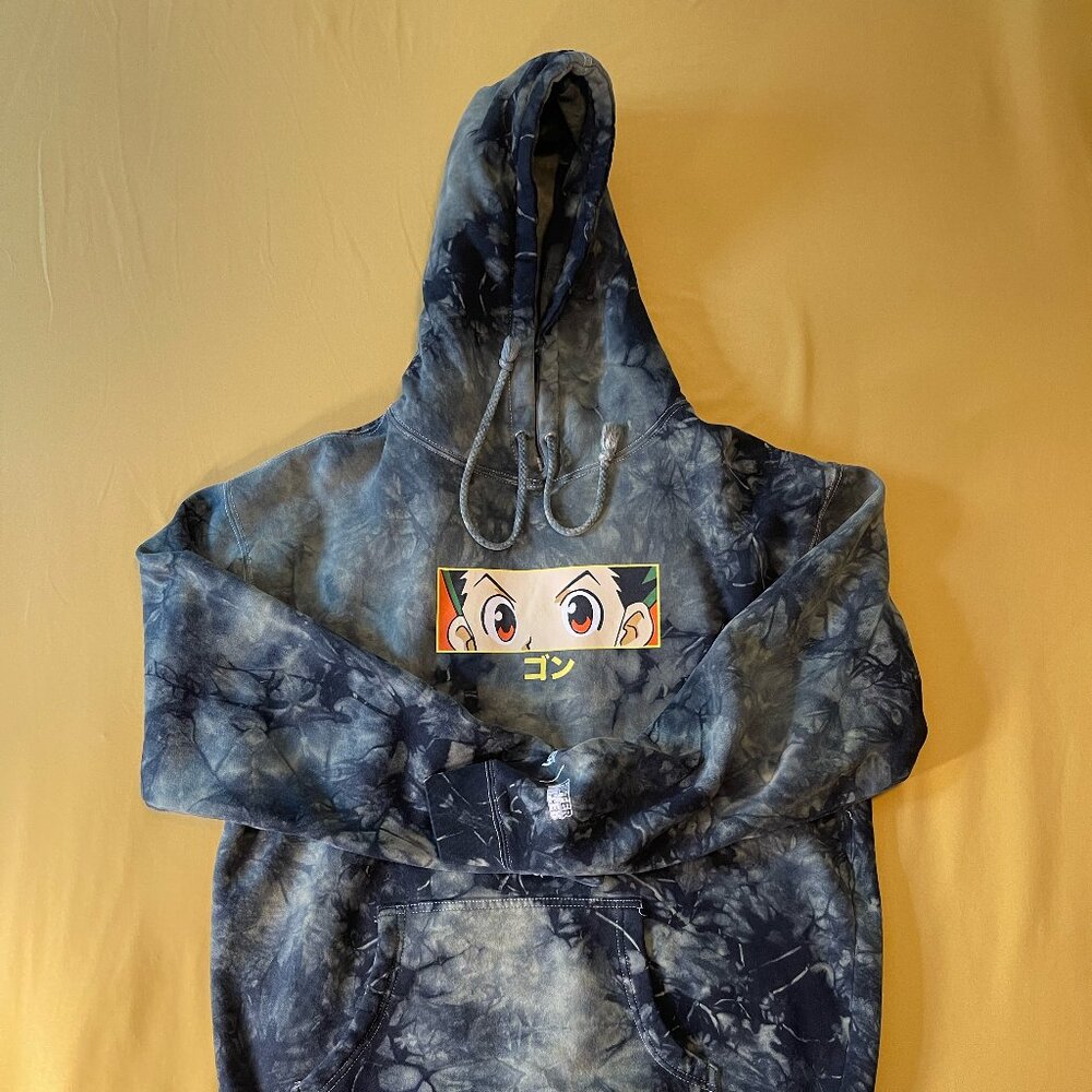 Hunter x Hunter Gon Hoodie Tie-Dye Green & Black